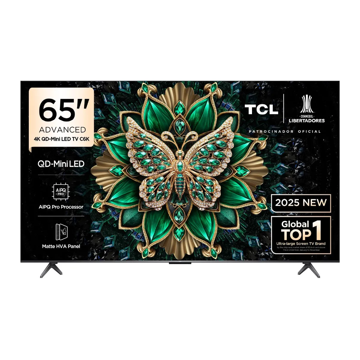 TCL Televisor Tcl 65" Qd Miniled 4k 65c6k Google Tv