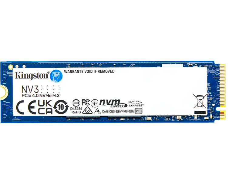 Unidad en estado solido Kingston 1000GB NV3 PCIe 4.0 NVMe M.2 SSD
