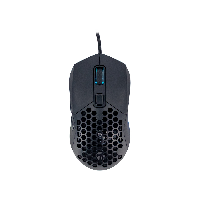 TEROS Mouse gamer TEROS TE-1232G, DPI hasta 7200, RGB, 7 botones, óptico, negro