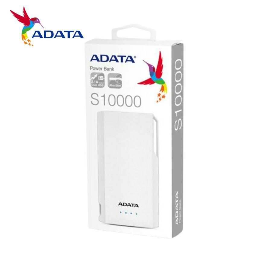 Power Bank, Adata T10000, Blanco