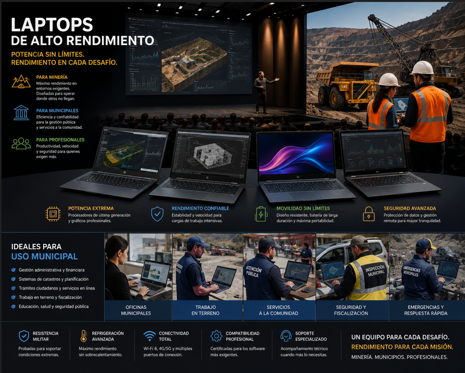 LAPTOPS DE ALTO RENDIMIENTO