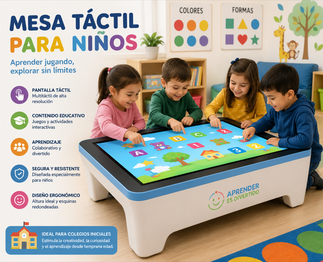 MESA TÁCTIL INTERACTIVA PARA NIÑOS
