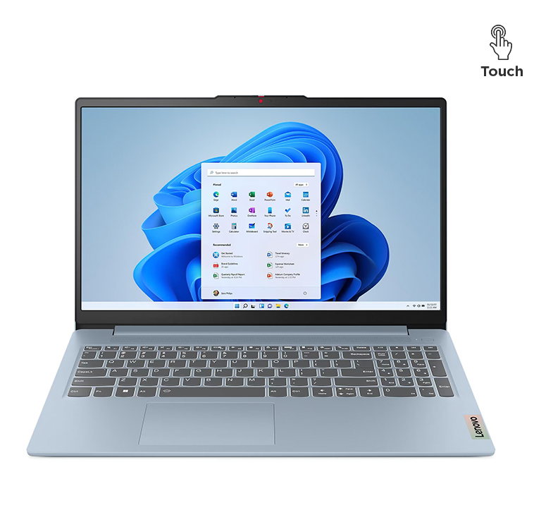 Notebook Lenovo IdeaPad Slim 3, 15.6" FHD IPS Touch Core i5-12450H 2.0/4.4GHz, 16GB LPDDR5